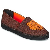 Kenzo  TIGER FLUO CANVAS MIXED  women's Espadrilles / Casual Shoes in Orange