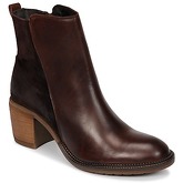 Kickers  PIONEXT  women's Low Ankle Boots in Brown
