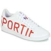 Le Coq Sportif  COURTSET  men's Shoes (Trainers) in White