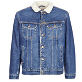 Lee  SHERPA RIDER  men's Denim jacket in Blue