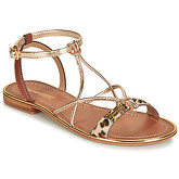 Les Tropéziennes par M Belarbi  HIRONDEL  women's Sandals in Gold