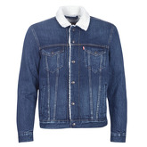 Levis  TYPE 3 SHERPA TRUCKER  men's Denim jacket in Blue