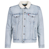 Levis  TYPE 3 SHERPA TRUCKER  men's Denim jacket in Blue