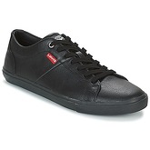Levis  WOODS  men's Shoes (Trainers) in Black