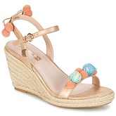 Lollipops  ZONZON WEDGE SANDAL  women's Sandals in Pink