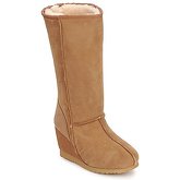 Love From Australia  WEDGE ZIP TALL  women's High Boots in Beige