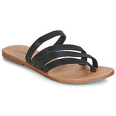 LPB Shoes  ROXANNE  women's Flip flops / Sandals (Shoes) in Black