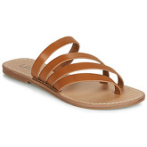 LPB Shoes  ROXANNE  women's Flip flops / Sandals (Shoes) in Brown