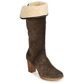 Manas  PARIS  women's High Boots in Brown