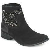 Meline  VELOURS STARTER  women's Low Ankle Boots in Black