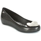 Melissa  VW ULTRAGIRL 17 BLACK GLITTER LOVE  women's Shoes (Pumps / Ballerinas) in Black