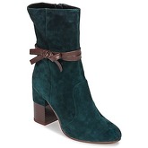 Mellow Yellow  ECRITURE  women's High Boots in Green