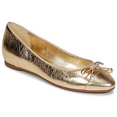 MICHAEL Michael Kors  GIA BALLET  women's Shoes (Pumps / Ballerinas) in Gold