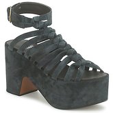 Michel Perry  12676  women's Sandals in Black