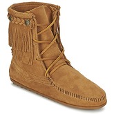 Minnetonka  DOUBLE FRINGE TRAMPER  women's Mid Boots in Brown