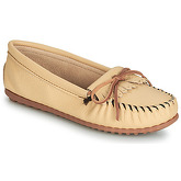 Minnetonka  DEERSKIN KILTY  women's Loafers / Casual Shoes in Beige
