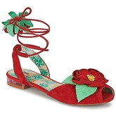 Miss L'Fire  ROSETTA  women's Sandals in Red