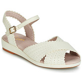 Miss L'Fire  BRIGITTE  women's Sandals in White