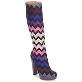 Missoni  SM06  women's High Boots in Multicolour