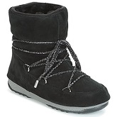 Moon Boot  LOW SUEDE WP  women's Snow boots in Black