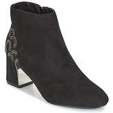 Moony Mood  JASMINA  women's Low Ankle Boots in Black