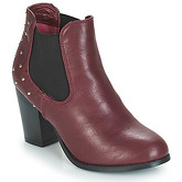 Moony Mood  JURDEAN  women's Low Ankle Boots in Red