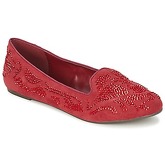 Moony Mood  LUDIA  women's Loafers / Casual Shoes in Red