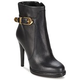 Moschino Cheap   CHIC  BUCKLE  women's Low Ankle Boots in Black