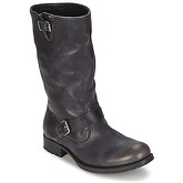 n.d.c.  BIKER MID R CAMARRA SLAVATO  women's High Boots in Black