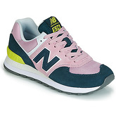 New Balance  574  women's Shoes (Trainers) in Pink