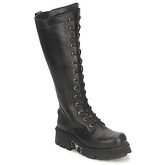 New Rock  PITCHFORK  women's High Boots in Black