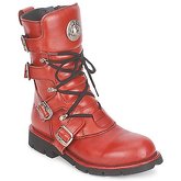 New Rock  FEARLESS  women's Mid Boots in Red