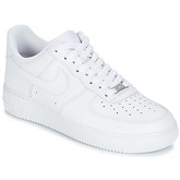 Nike  AIR FORCE ONE  men's Shoes (Trainers) in White