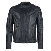 Oakwood  AGENCY  men's Leather jacket in Blue