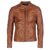 Oakwood  AGENCY  men's Leather jacket in Brown