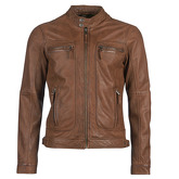 Oakwood  CASEY  men's Leather jacket in Brown