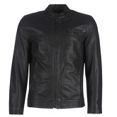 Only   Sons  ONSAL  men's Leather jacket in Black