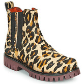 Papucei  PORTO ANIMAL PRINT  women's Mid Boots in Yellow