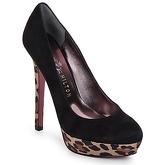 Paris Hilton  KEYSHA SUEDE  women's Heels in Black