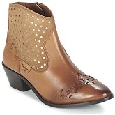 Pepe jeans  DINA STUDS  women's Mid Boots in Brown