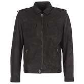 Pepe jeans  NARCISO  men's Leather jacket in Black
