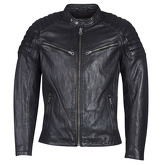 Pepe jeans  KEITH SUMMER  men's Leather jacket in Black