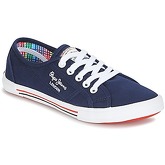 Pepe jeans  ABERLADY  women's Shoes (Trainers) in Blue