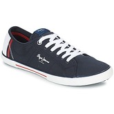 Pepe jeans  ABERMAN PRINT  men's Shoes (Trainers) in Blue