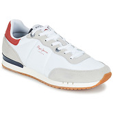 Pepe jeans  TINKER BASIC NYLON  men's Shoes (Trainers) in White