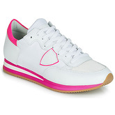 Philippe Model  TROPEZ MONDIAL NEON  women's Shoes (Trainers) in White
