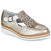 Philippe Morvan  DERBY  women's Casual Shoes in Silver