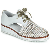 Philippe Morvan  DAMOX V1 TRES ALFA BLANC/PLAT  women's Casual Shoes in White