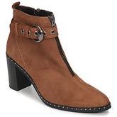 Philippe Morvan  AXEL V4 CHEV VEL  women's Low Ankle Boots in Brown