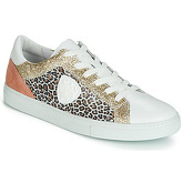 Philippe Morvan  FURRY V4 NAPPA BLANC/GLITTER  women's Shoes (Trainers) in White